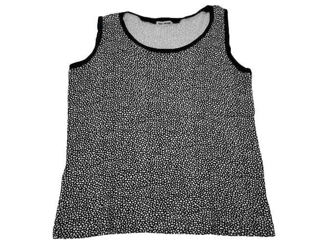 Top in cotone nero Issey Miyake