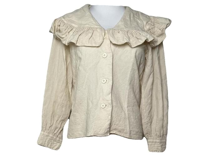 Maglieria in lana beige di Yves Saint Laurent