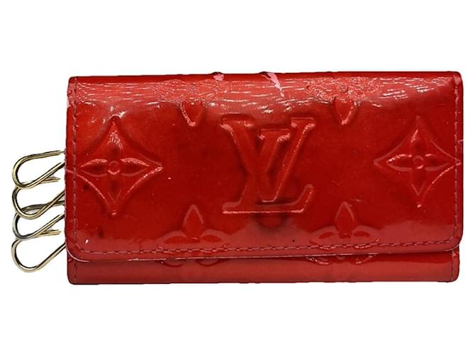 Borsa in pelle verniciata rossa Lockme di Louis Vuitton Rosso