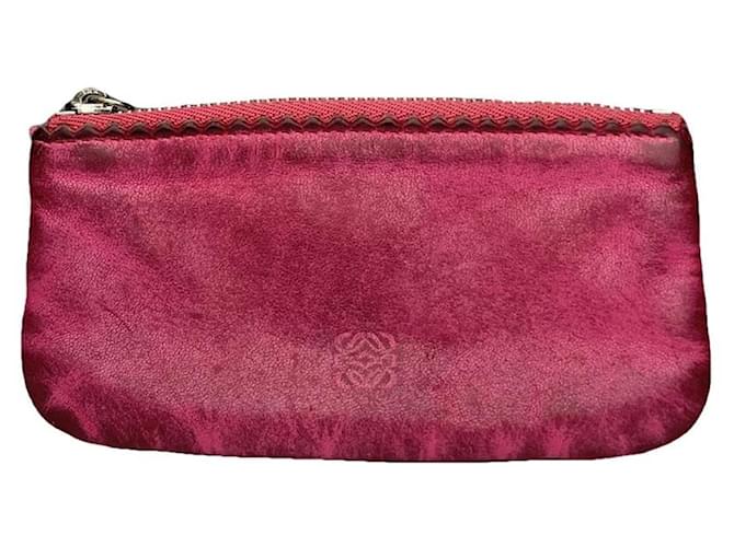 Borsa in pelle rosa Loewe