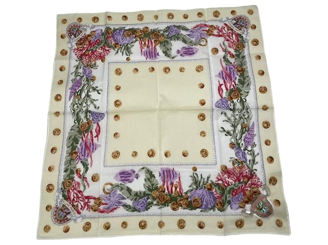 Céline Foulard in seta Celine Other Beige