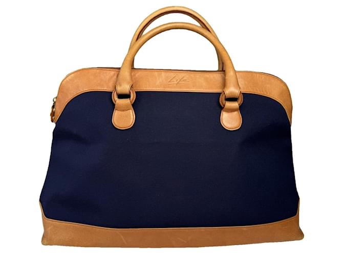 Borsa da viaggio in pelle blu navy Givenchy