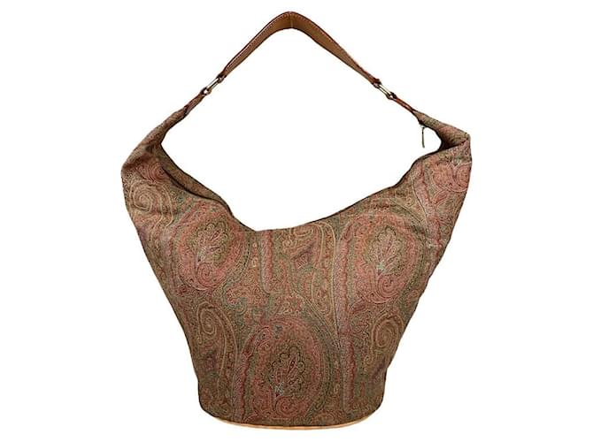 Borsa in pelle multicolore Etro