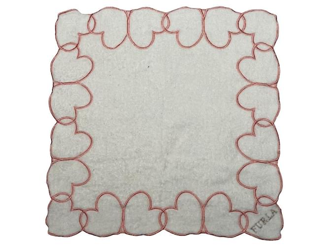 Sciarpa in cotone bianco Furla