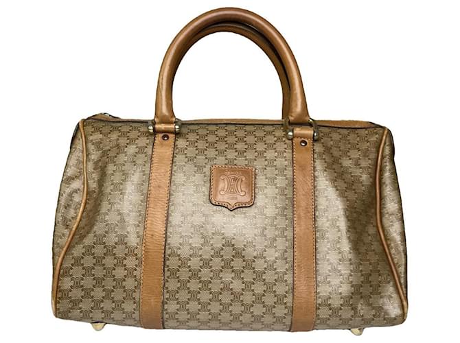 Céline Borsa a mano in pelle marrone Celine