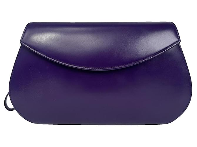 Borsa in pelle viola Bow Cut di Givenchy Porpora