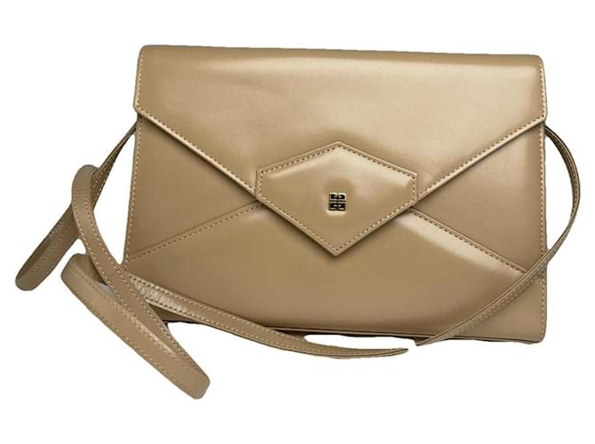 Borsa in pelle marrone Givenchy 4G