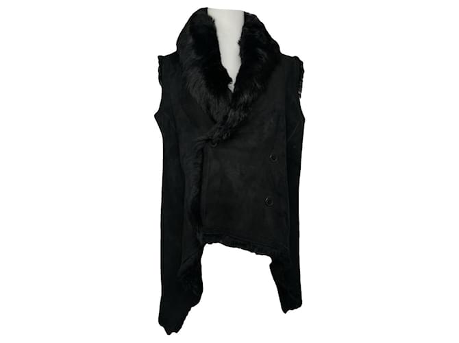 Giacca in pelle nera Alexander Wang Nero