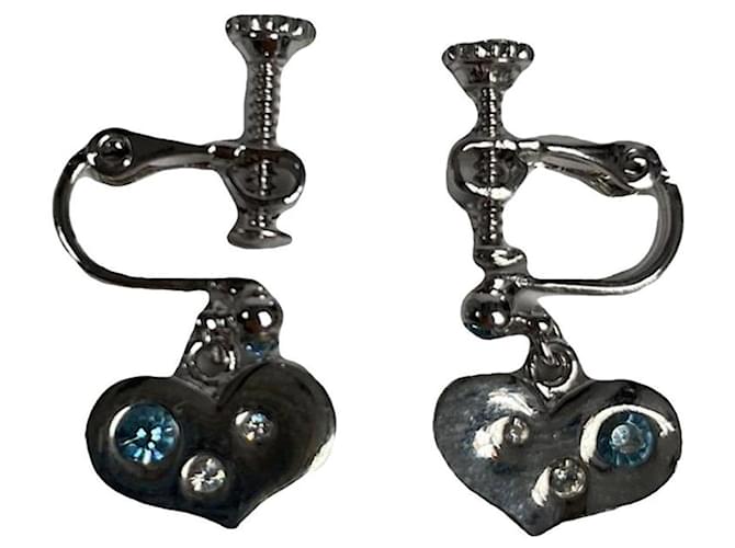 Courreges Orecchino in acciaio argento Courrèges