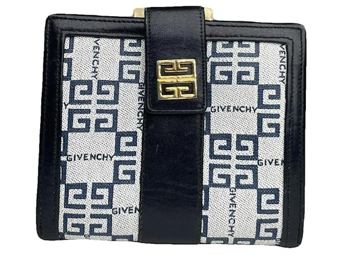 Portafoglio in pelle bianca Givenchy Bianco