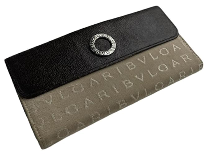 Bulgari Portafoglio in pelle marrone Bvlgari Serpenti
