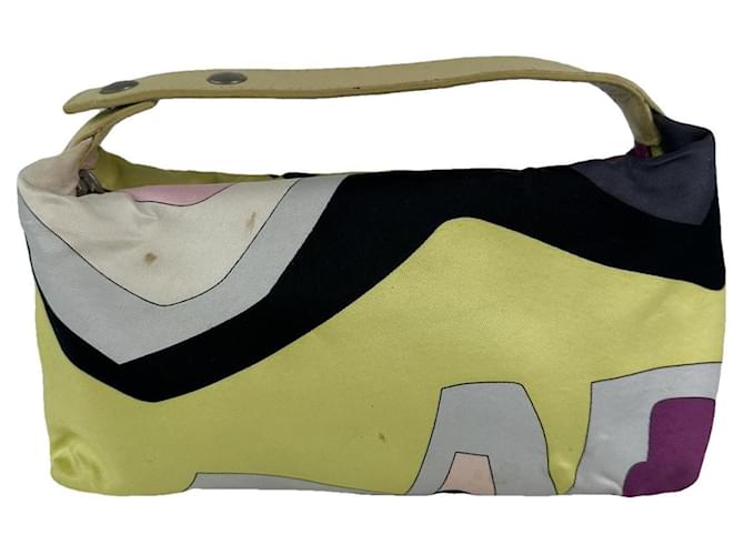 Borsa a mano in poliestere multicolore Emilio Pucci