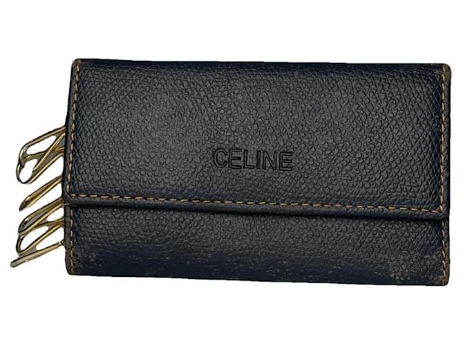 Céline Borsa in pelle navy Celine Blu navy