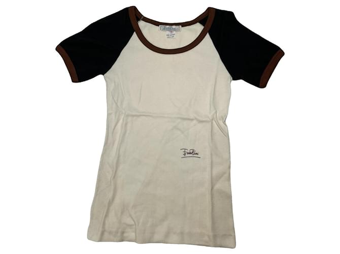 Top in cotone beige Emilio Pucci