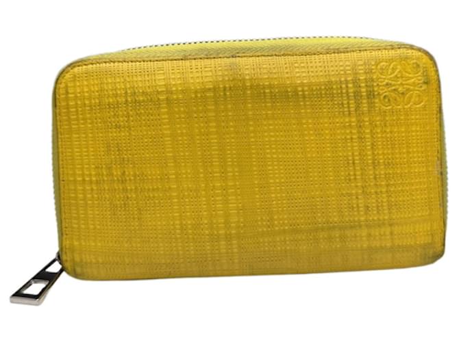 Portafoglio in pelle gialla Loewe Puzzle Giallo