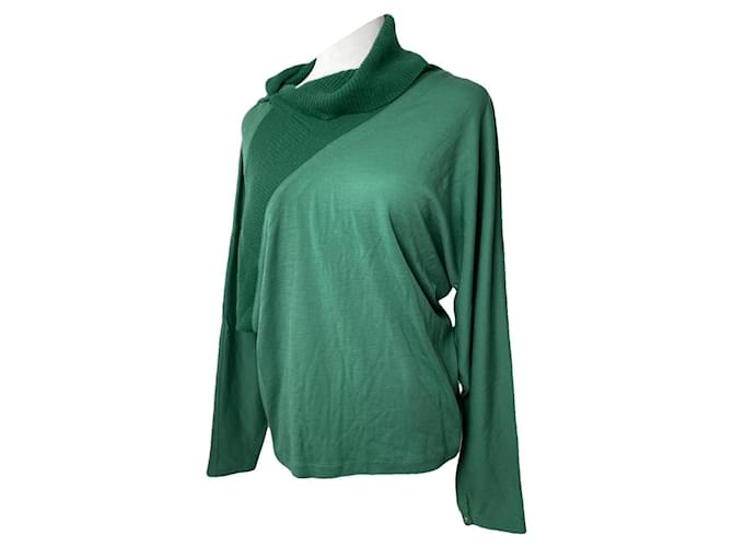 Maglieria in Lana Verde Gianni Versace