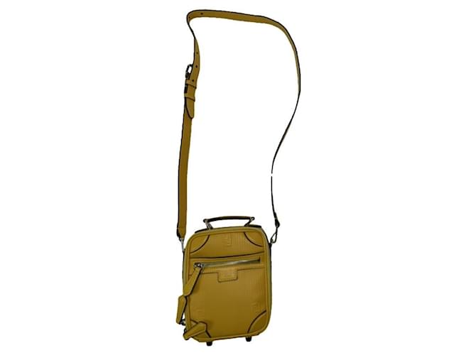 Borsa in pelle gialla Fendi Giallo