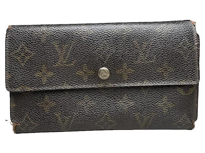 Portafoglio in pelle marrone Iris Louis Vuitton