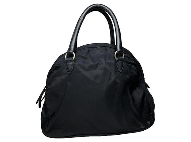 Borsa a mano in poliestere nero Jil Sander