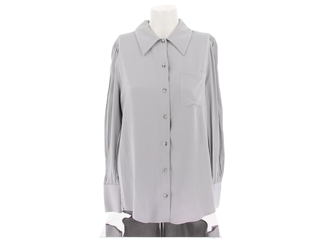 Autre Marque VAKKO Top T.FR 36 Viscosa Grigio