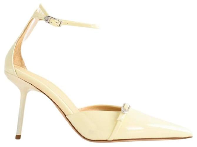 Autre Marque Tacchi in pelle verniciata Bianco