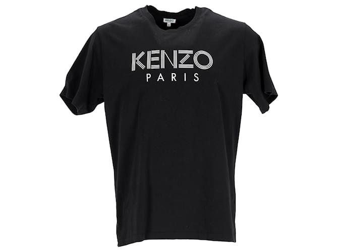 T-shirt Kenzo Logo in cotone nero