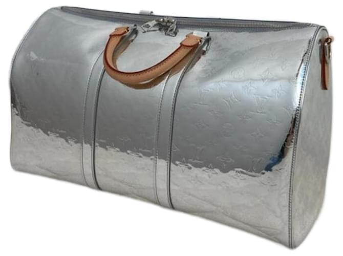 Abbesses Louis Vuitton keepall 50 edizione limitata specchio Argento