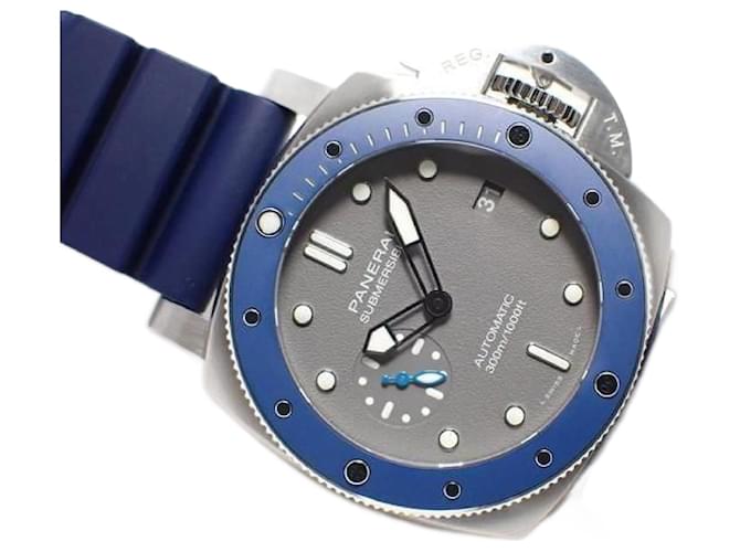 PANERAI Submersible 42 MM grigio squalo PAM00959 '20 Uomini Argento