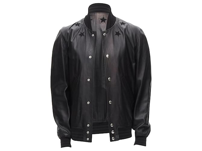 Bomber in pelle Givenchy Riccardo Tisci Nero