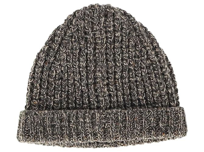 Maison Martin Margiela Berretto in lana grigia lavorato a maglia Maison Margiela Grigio