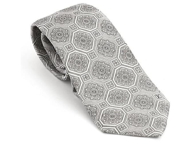 Cravatta in seta Monogram Flower di Louis Vuitton Marrone