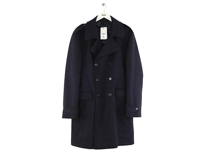 Loro Piana Cappotto di lana Nero