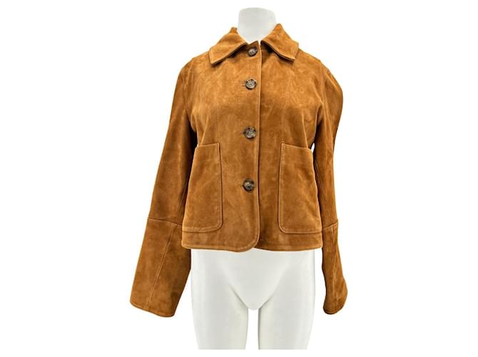 Giacca ZARA T.International M Pelle Cammello