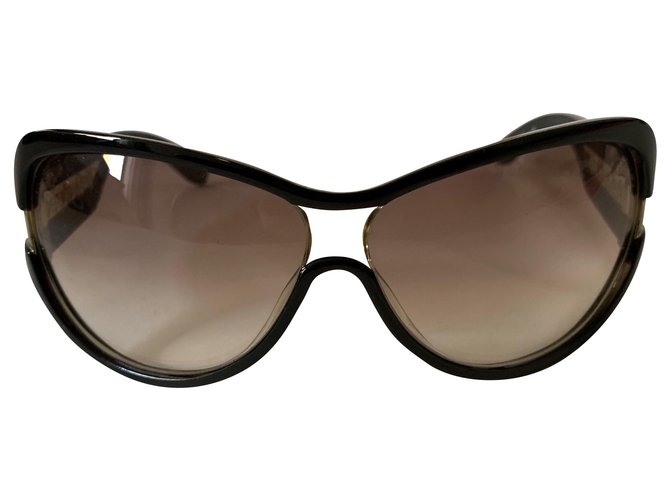 Yves Saint Laurent Occhiali da sole YSL in acetato Optyl nero