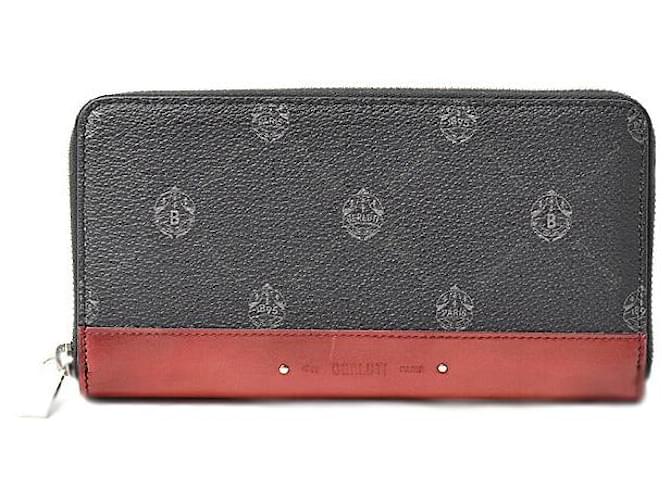 & Other Stories Portafoglio lungo Itauba in tela rivestita Berluti Nero Bordò