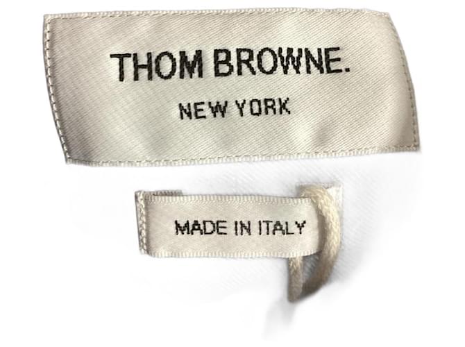 Camicia a maniche lunghe 4-Bar Thom Browne in cotone blu Blu chiaro