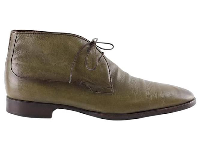 Berluti Stivali in pelle Cachi