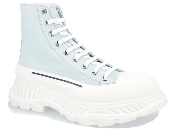 Stivali Tread Slick 'Blu Chiaro' di Alexander McQueen
