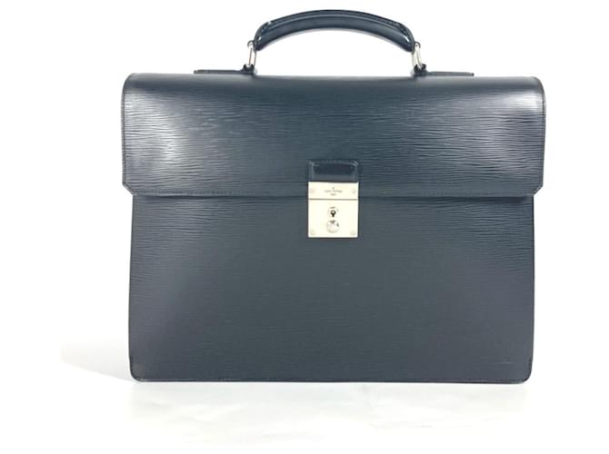 Borsa a mano cartella Louis Vuitton Epi Neo Robusto 2 Nero