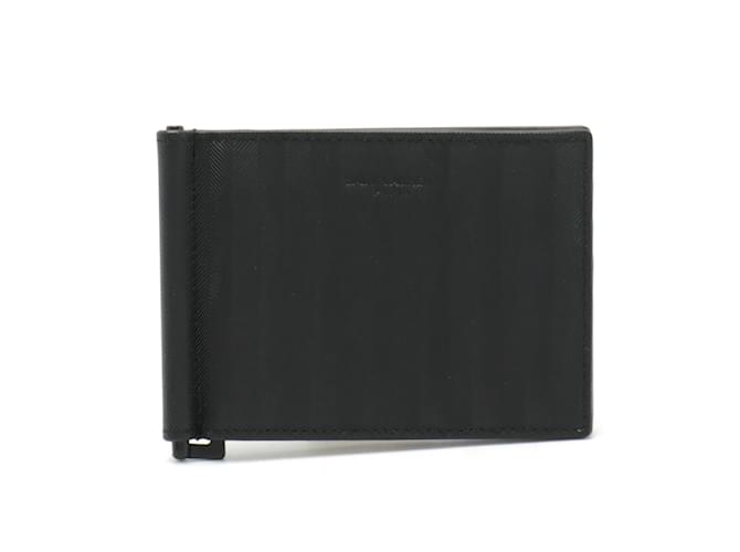 Clip per soldi in pelle nera Yves Saint Laurent Nero