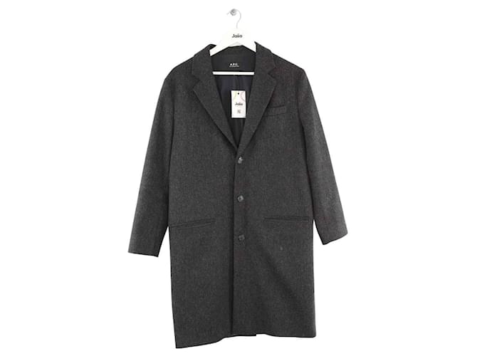Apc Cappotto di lana Nero