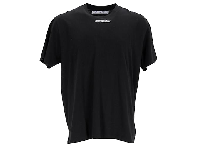 Off White T-shirt Off-White Marker S/S in cotone nero