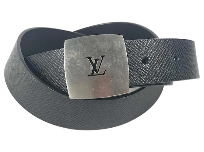 Cintura con fibbia logo Santur Taiga Louis Vuitton Nero