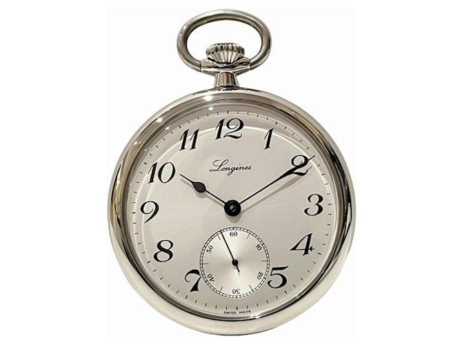 Orologio da tasca a carica manuale Longines L7.014.4.73.1 per uomini Argento