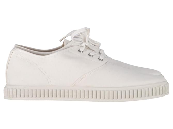 Maison Martin Margiela Sneakers con lacci Maison Margiela MM22 in tela bianca Bianco Crudo