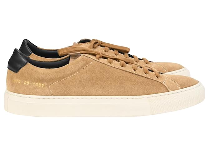 Autre Marque Sneakers Achilles Retro di Common Projects in suede marrone Rosso