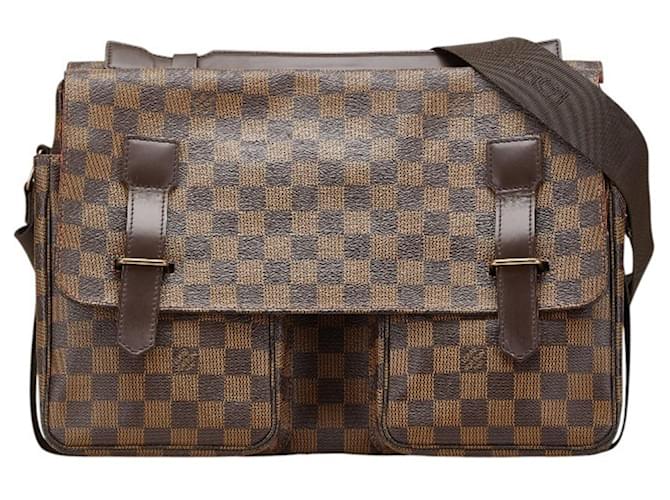 Borsa a mano Damier Broadway Louis Vuitton Marrone
