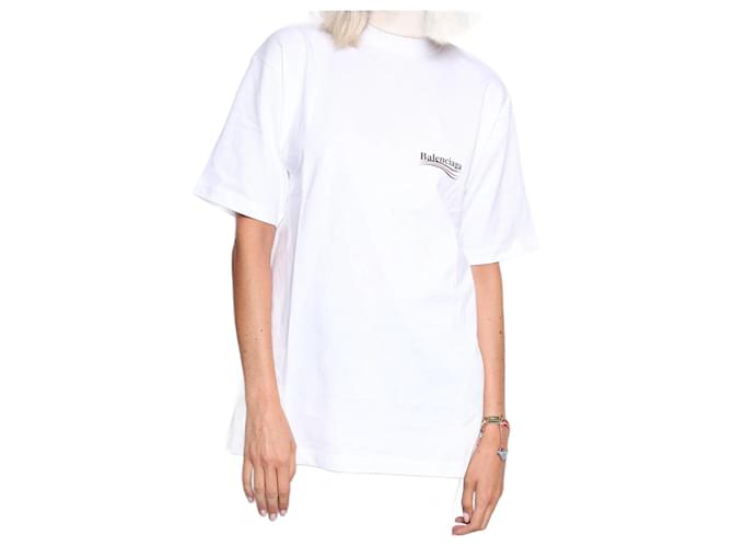 T-shirt oversize Balenciaga XXS Bianco