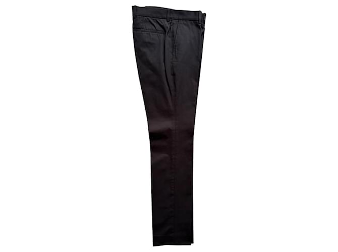 Stella Mc Cartney Pantaloni sartoriali in cotone nero