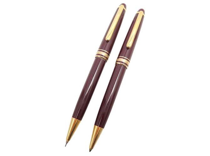 SET DI 2 PENNE MONTBLANC MEISTERSTUCK CLASSIC A SFERA + MATITA MECCANICA Bordò